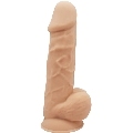 Dildo Realístico SileXD com Testículos Bege 21.5 cm