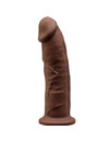 silexd - model 2 realistic penis premium silexpan silicone brown 23 cm D-237254
