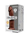 silexd - model 2 realistic penis premium silexpan silicone brown 19 cm D-237259