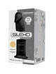 Silexd - modelo 2 pene realistico silicona premium silexpan negro 19 cm