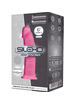 silexd - modelo 2 pene realistico silicona premium silexpan rosa fluorescente 15 cm