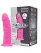 silexd - modelo 2 pene realistico silicona premium silexpan rosa fluorescente 15 cm