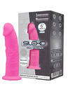 silexd - model 2 realistic penis premium silexpan silicone fluorescent pink 15 cm D-237267