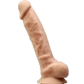 Dildo Realístico SileXD com Testículos Bege 20 cm