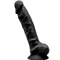 silexd - modelo 1 pene realistico silicona premium silexpan negro 20 cm