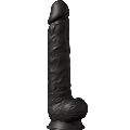 silexd - modelo 1 pene realistico silicona premium silexpan negro 38 cm