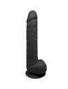 silexd - model 1 realistic penis premium silexpan silicone black 38 cm D-237274