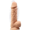 silexd - model 1 realistic penis vibrator silicone premium silexpan 21.5 cm