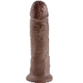 king cock - 10 dildo brown 25.4 cm
