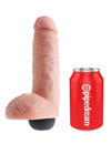 Dildo Realístico King Cock com Ejaculação Bege 20.3 cm,PD5602-21