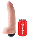 Dildo Realístico King Cock com Ejaculação Bege 22.8 cm,PD5603-21