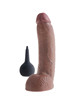Dildo Realístico King Cock com Ejaculação Castanho 22.8 cm,PD5603-29