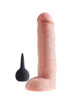 king cock - pene realistico eyaculador natural 25.40 cm