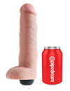 Dildo Realístico King Cock com Ejaculação Bege 25.4 cm,PD5604-21