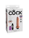 Dildo Realístico King Cock com Ejaculação Bege 15.2 cm,PD5606-21