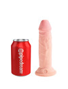 Dildo Realístico King Cock Triple Density Bege 15 cm,PD5713-21