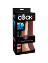 Dildo Realístico King Cock Triple Density Bege 18 cm,PD5714-21