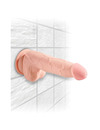 Dildo Realístico King Cock Triple Density Bege 14 cm,PD5717-21