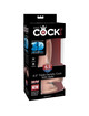 Dildo Realístico King Cock Triple Density Bege 14 cm,PD5717-21