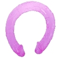 Dildo Duplo Baile Duo Dong Roxo 44.5 cm