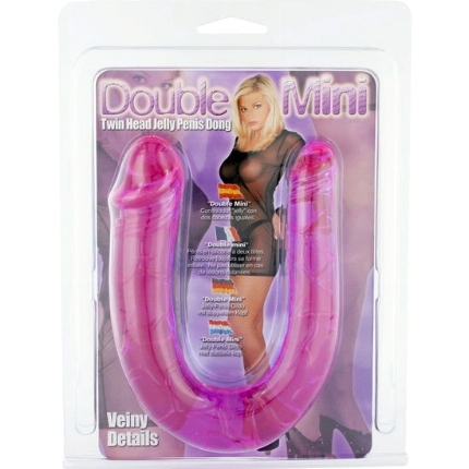 seven creations - penis with two flexible jelly heads