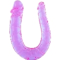 Dildo Duplo Baile Roxo