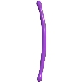 classix - flexible double dildo 43.7 cm purple