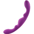 alive - luna dildo doble penetracion silicona violeta 25 cm