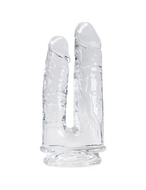 alive - imperium double realistic penis transparent 12/14 cm