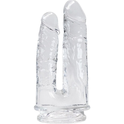 alive - imperium double realistic penis transparent 12/14 cm D-237151