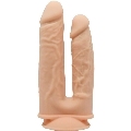 silexd - model 1 realistic penis doble penetracion premium silexpan silicone 17.5 / 19.5 cm