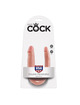 king cock - u-shaped small double trouble flesh 12.7 cm PD5513-21