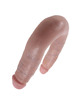 king cock - u-shaped small double trouble flesh 12.7 cm PD5513-21