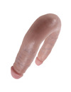 king cock - u-shaped small double trouble flesh 12.7 cm PD5513-21