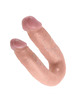 king cock - dildo doble penetraciÓn 13.9 cm natural
