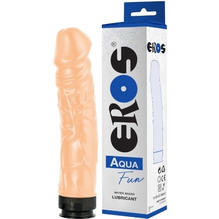 eros - aqua fun dildo con lubricante base agua