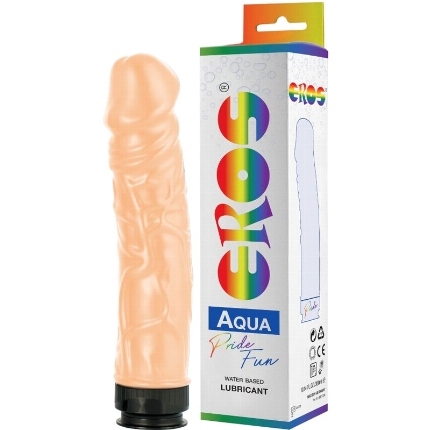 pride - eros aqua lgbt pride dildo and waterbased lubricant D-230071