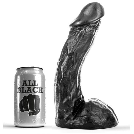 Dildo Realístico All Black Ben Preto 23 cm,D-222823