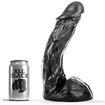 Dildo Realístico All Black Dan Preto 28 cm,D-222832