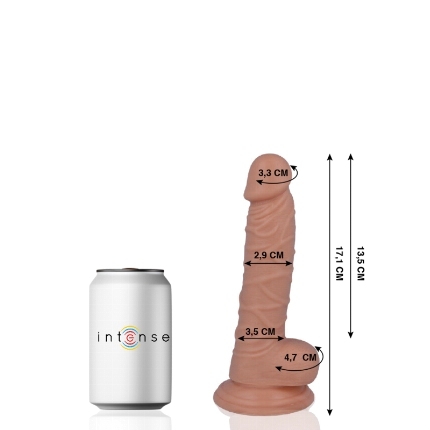 Dildo Realístico Mr Intense Bege 17.1 cm,D-216088