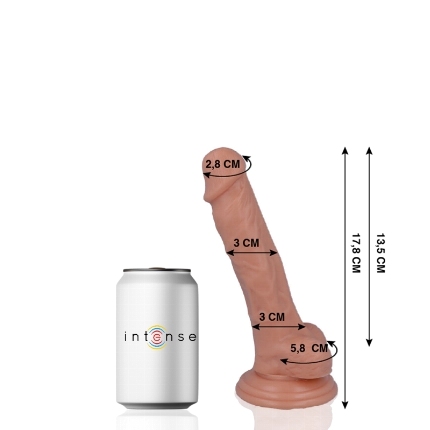 Dildo Realístico Mr Intense Bege 17.8 cm,D-216090