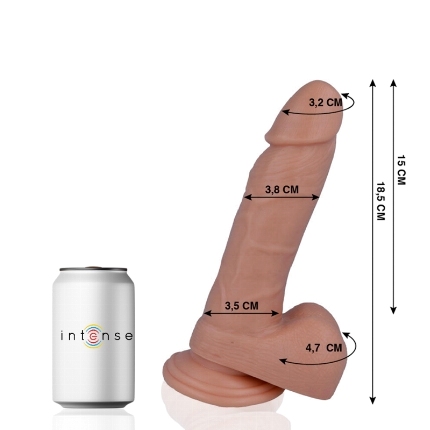 Dildo Realístico Mr Intense 14 Bege 18.5 cm,D-216095