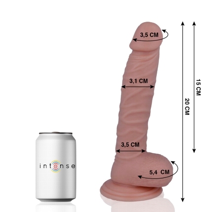 Dildo Realístico Mr Intense Bege 20 cm,D-216100