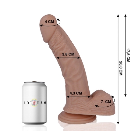 Dildo Realístico Mr Intense Bege 20.8 cm,D-216105