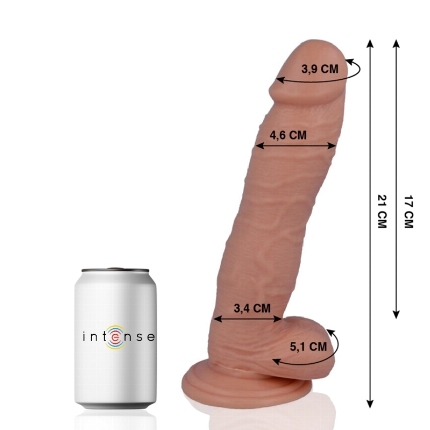 Dildo Realístico Mr Intense Bege 21 cm,D-216106