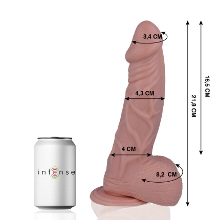 Dildo Realístico Mr Intense Bege 21.8 cm,D-216107