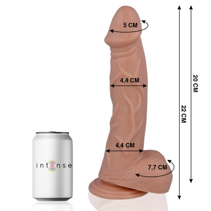 Dildo Realístico Mr Intense Bege 22 cm,D-216108