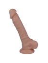 Dildo Realístico Mr Intense com Testículos Bege 22.3 cm,D-216113