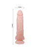 baile - super dildo realistico natural 21.5 cm