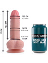 Dildo Realístico Rockarmy Panzer Bege 17 cm,D-223360